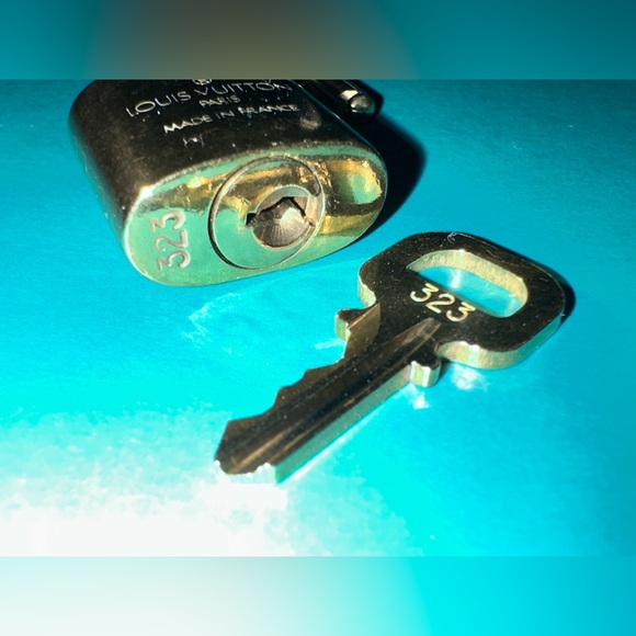 $300 Louis Vuitton Padlock Lock and Key - Picture 3 of 7